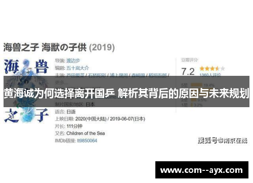黄海诚为何选择离开国乒 解析其背后的原因与未来规划